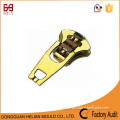 Fashion design 5YG spring lock brass metal zipper sliders